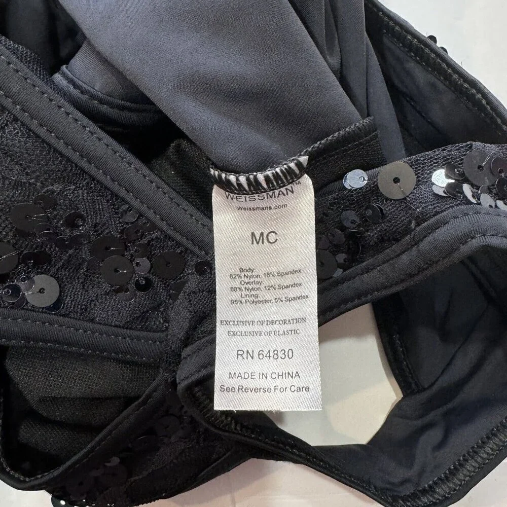 Weissman black sequin